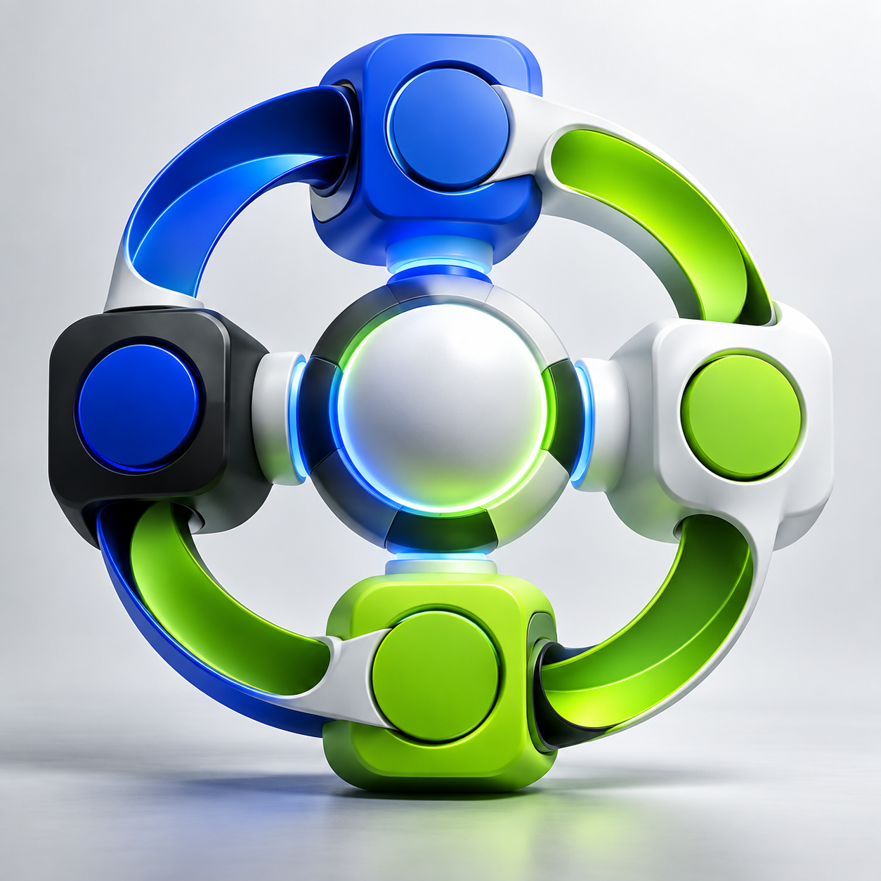 Continuous connected system representing ongoing growth support